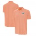 Miami Dolphins Antigua Orange/White Twine Performance Polo