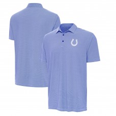 Indianapolis Colts Antigua Royal/White Twine Performance Polo