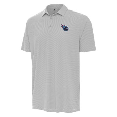 Поло Tennessee Titans Antigua Twine Performance - Gray/White