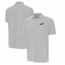 Поло Philadelphia Eagles Antigua Twine Performance - Gray/White