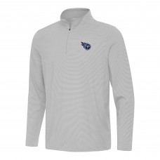 Кофта на короткой молнии Tennessee Titans Antigua Twine - Gray/White