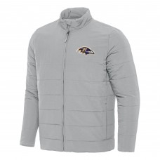 Кофта на молнии Baltimore Ravens Antigua Swelter - Gray