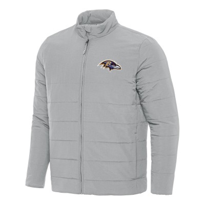 Кофта на молнии Baltimore Ravens Antigua Swelter - Gray