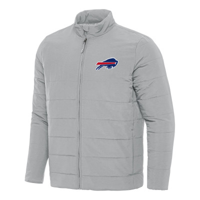 Куртка Buffalo Bills Antigua Gray Swelter Full-Zip