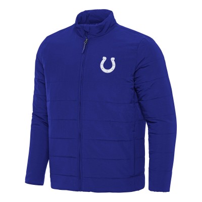 Indianapolis Colts Antigua Royal Swelter Full-Zip Jacket
