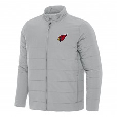 Arizona Cardinals Antigua Gray Swelter Full-Zip Jacket