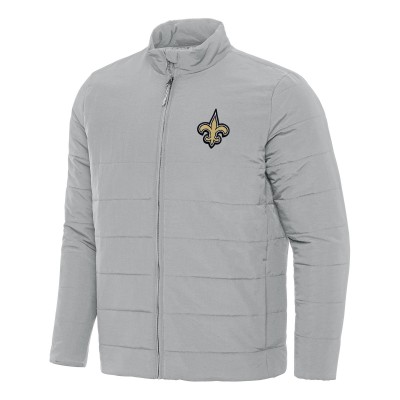 Кофта на молнии New Orleans Saints Antigua Gray Swelter