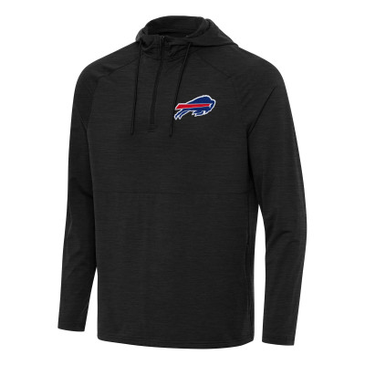 Пуловер Buffalo Bills Antigua Heather Black Spikes Hoodie