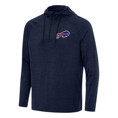 Пуловер Buffalo Bills Antigua Heather Navy Spikes Hoodie