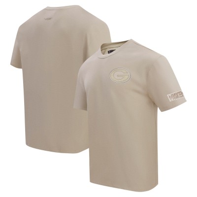 Футболка Green Bay Packers Pro Standard Tan Drop Shoulder