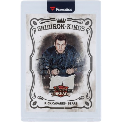 Rick Casares Chicago Bears Autographed 2010 Panini Threads Gridiron Kings #11 #14/50 Card