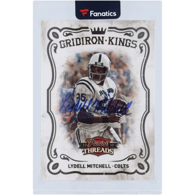 Lydell Mitchell Indianapolis Colts Autographed 2010 Panini Threads Gridiron Kings #29 #10/50 Card