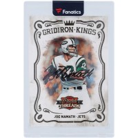 Joe Namath New York Jets Autographed 2010 Panini Threads Gridiron Kings #32 #22/25 Card