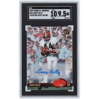 Leroy Kelly Cleveland Browns Autographed 2023 Panini Clearly Donruss 03 Retro #20 #65/100 SGC Authenticated 9.5/10 Card