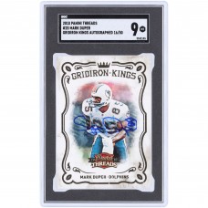 Mark Duper Miami Dolphins Autographed 2010 Panini Threads Gridiron Kings #20 #16/50 SGC Authenticated 9 Card