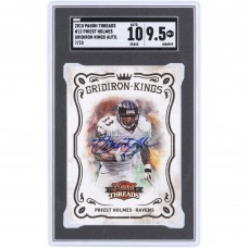 Priest Holmes Baltimore Ravens Autographed 2010 Panini Threads Gridiron Kings #12 #7/10 SGC Authenticated 9.5/10 Card