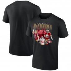 San Francisco 49ers Christian McCaffrey Fanatics Black Notorious Player Graphic T-Shirt