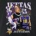 Футболка Justin Jefferson Minnesota Vikings Notorious Player Graphic - Black