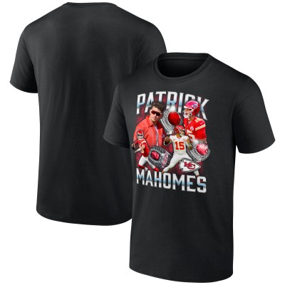 Kansas City Chiefs Patrick Mahomes Fanatics Black Notorious Player Graphic T-Shirt