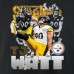 Футболка T.J. Watt Pittsburgh Steelers Notorious Player Graphic - Black