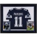 Игровая джерси Micah Parsons Dallas Cowboys Autographed Fanatics Authentic SM Deluxe Framed Navy Nike Limited