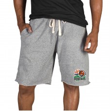Cincinnati Bengals Concepts Sport Gray Mainstream Tri-Blend Shorts