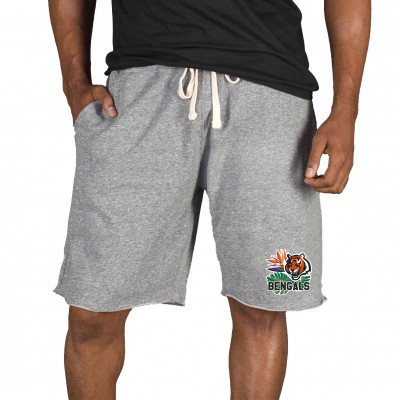 Cincinnati Bengals Concepts Sport Gray Mainstream Tri-Blend Shorts