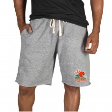 Шорты Cleveland Browns Concepts Sport Gray Mainstream Tri-Blend