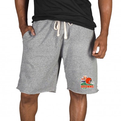 Шорты Cleveland Browns Concepts Sport Gray Mainstream Tri-Blend