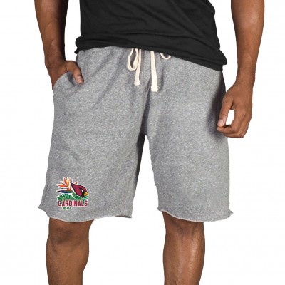 Arizona Cardinals Concepts Sport Gray Mainstream Tri-Blend Shorts