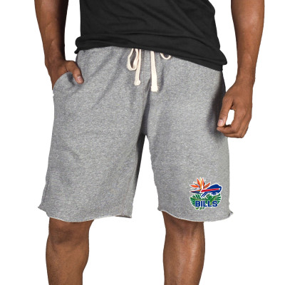 Шорты Buffalo Bills Concepts Sport Gray Mainstream Tri-Blend