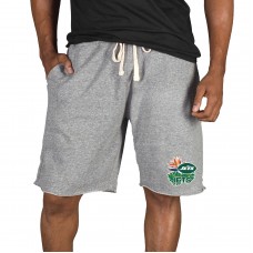 New York Jets Concepts Sport Gray Mainstream Tri-Blend Shorts New York Jets Concepts Sport Gray Mainstream Tri-Blend Shorts