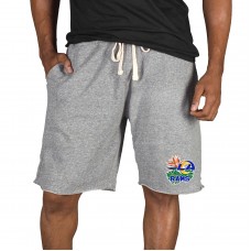 Los Angeles Rams Concepts Sport Mainstream Tri-Blend Shorts - Gray