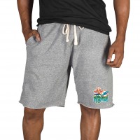 Шорты Miami Dolphins Concepts Sport Gray Mainstream Tri-Blend