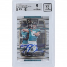Trevor Lawrence Jacksonville Jaguars Autographed 2021 Panini Select #43 Beckett Fanatics Witnessed Authenticated 9/10 Rookie Card