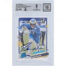 Puka Nacua Los Angeles Rams Autographed 2023 Panini Donruss #357 Beckett Fanatics Witnessed Authenticated 9/10 Rookie Card Puka Nacua Los Angeles Rams Autographed 2023 Panini Donruss #357 Beckett Fanatics Witnessed Authenticated 9/10 Rookie Card