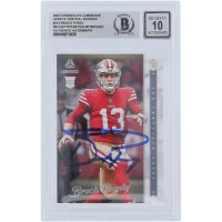 Brock Purdy San Francisco 49ers Autographed 2022 Panini Luminance #213 Beckett Fanatics Witnessed Authenticated 10 Rookie Card