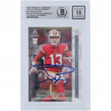 Brock Purdy San Francisco 49ers Autographed 2022 Panini Luminance #213 Beckett Fanatics Witnessed Authenticated 10 Rookie Card