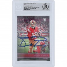 Brock Purdy San Francisco 49ers Autographed 2022 Panini Chronicles Pink #PA-19 Beckett Fanatics Witnessed Authenticated Rookie Card
