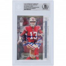 Brock Purdy San Francisco 49ers Autographed 2022 Panini Luminance #213 Beckett Fanatics Witnessed Authenticated Rookie Card