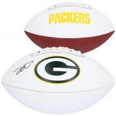 Jayden Reed Green Bay Packers Autographed Fanatics Authentic Franklin White Panel Football
