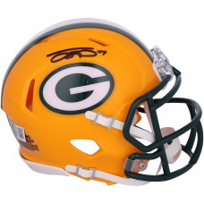 Jayden Reed Green Bay Packers Autographed Fanatics Authentic Riddell Speed Mini Helmet