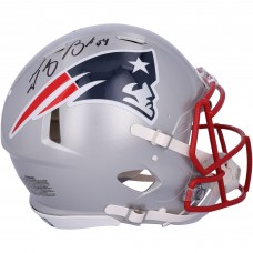 Tedy Bruschi New England Patriots Autographed Fanatics Authentic Riddell Speed Authentic Helmet