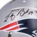 Tedy Bruschi New England Patriots Autographed Fanatics Authentic Riddell Speed Authentic Helmet