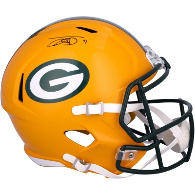Jayden Reed Green Bay Packers Autographed Fanatics Authentic Riddell Speed Replica Helmet