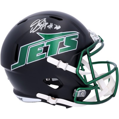Breece Hall New York Jets Autographed Fanatics Authentic 2024 Alternate Riddell Speed Replica Helmet