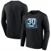 Футболка с длинным рукавом Carolina Panthers Black 30th Anniversary