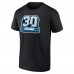 Футболка Carolina Panthers Black 30th Anniversary
