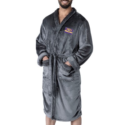 Minnesota Vikings The Northwest Group Bathrobe - Charcoal