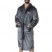 Minnesota Vikings The Northwest Group Bathrobe - Charcoal